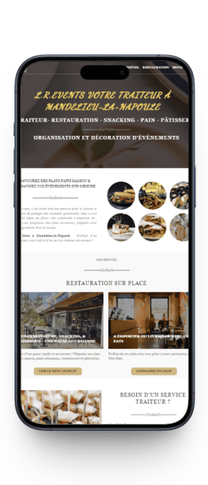 site LR Events Mobile